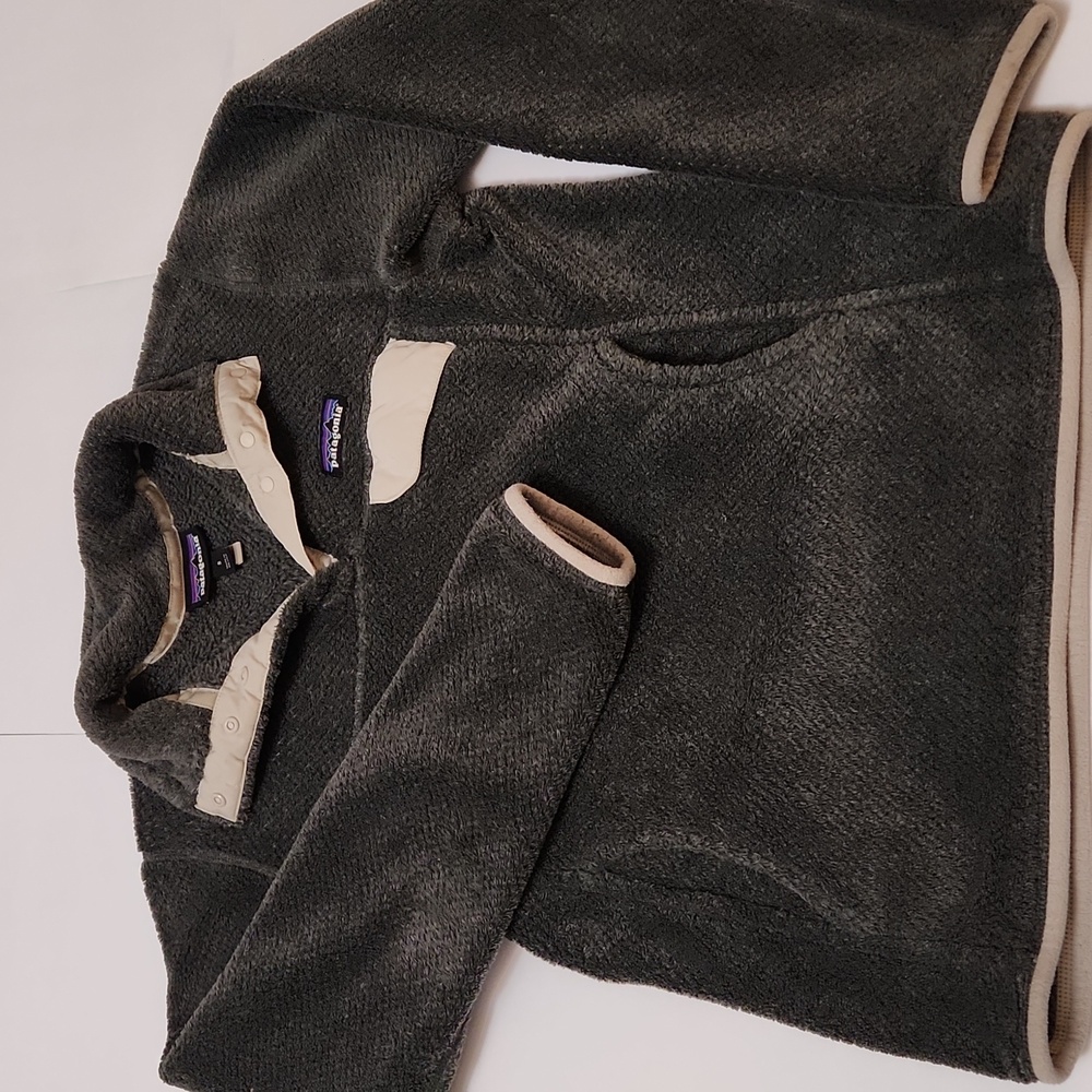 Patagonia Re-Tool Snap-T fleece Pullover teddy Small